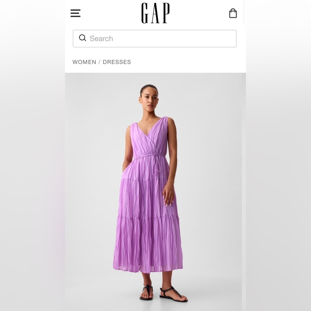 NWTO Gorgeous Lilac Tiered Dress (Gap)
